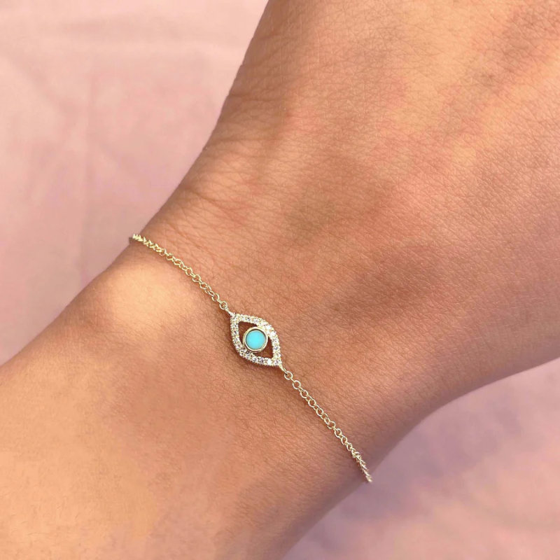 Turquoise Eye Bracelet