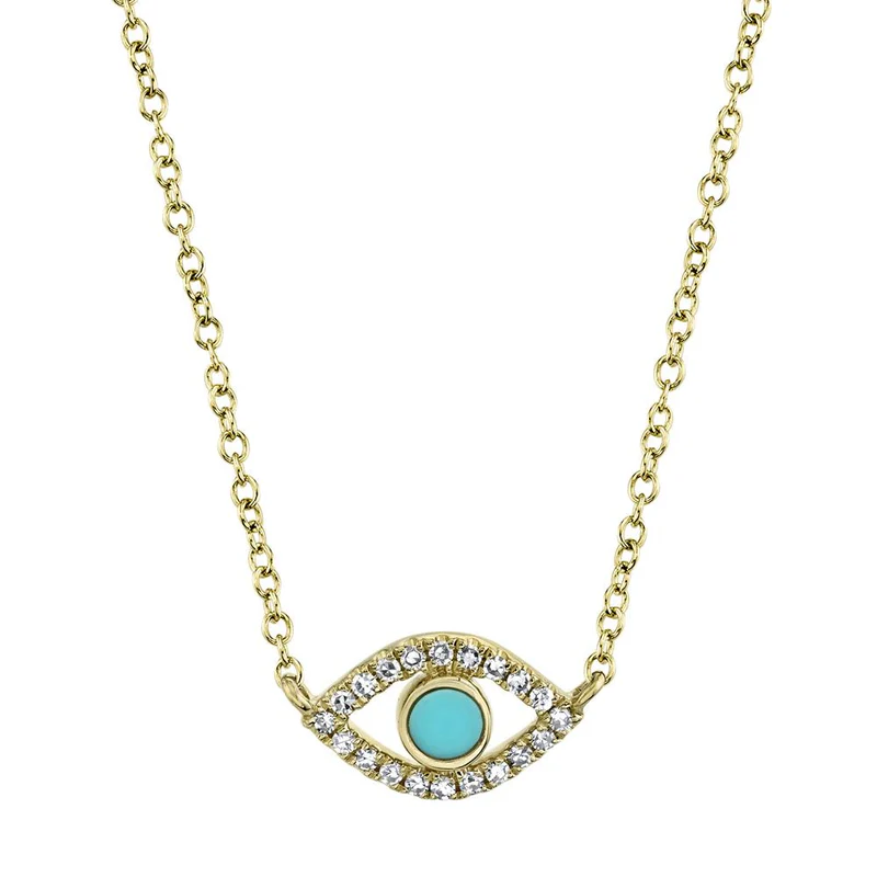 Turquoise Eye Necklace
