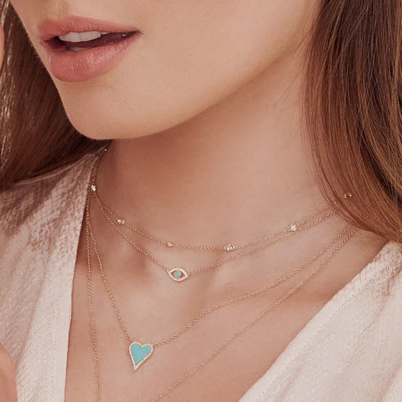 Turquoise Eye Necklace