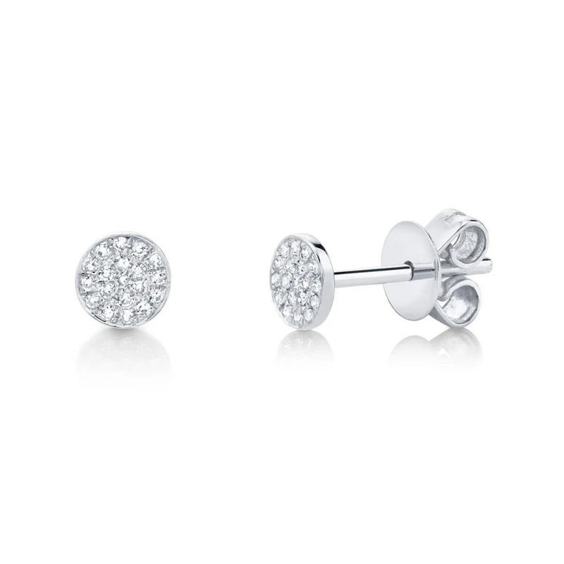 Pavé Circle Studs