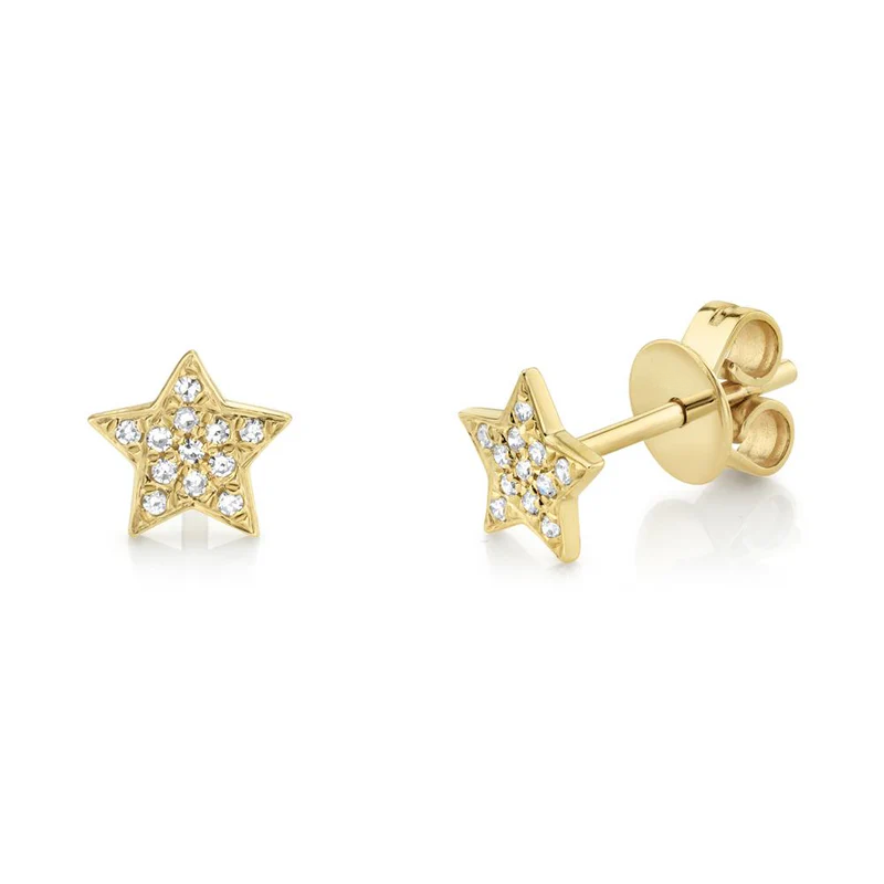 Star Diamond Studs