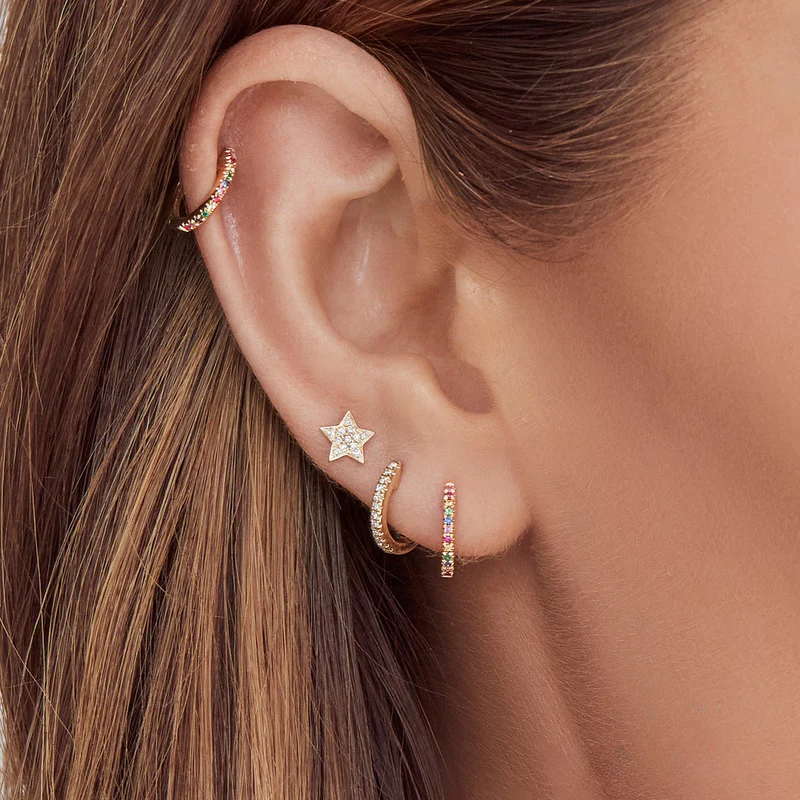 Star Diamond Studs