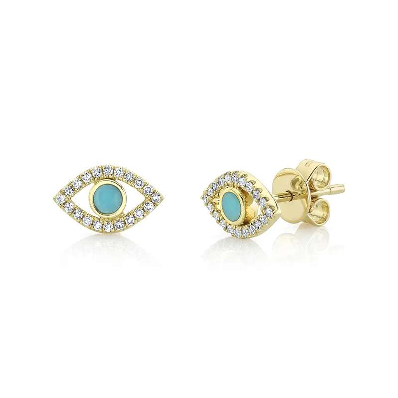 Turquoise Eye Studs