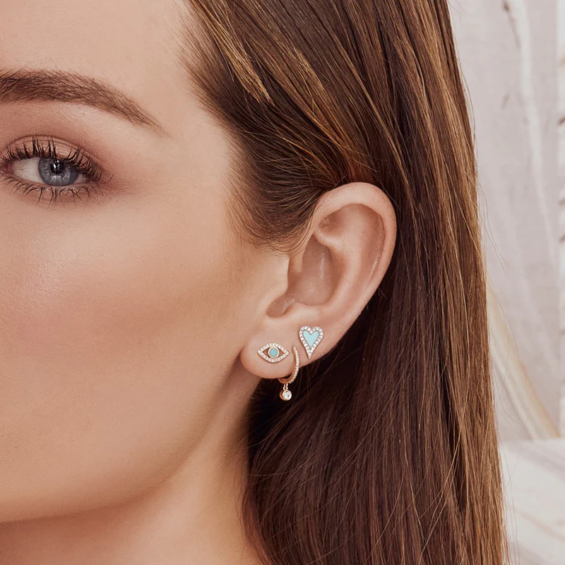 Turquoise Eye Studs