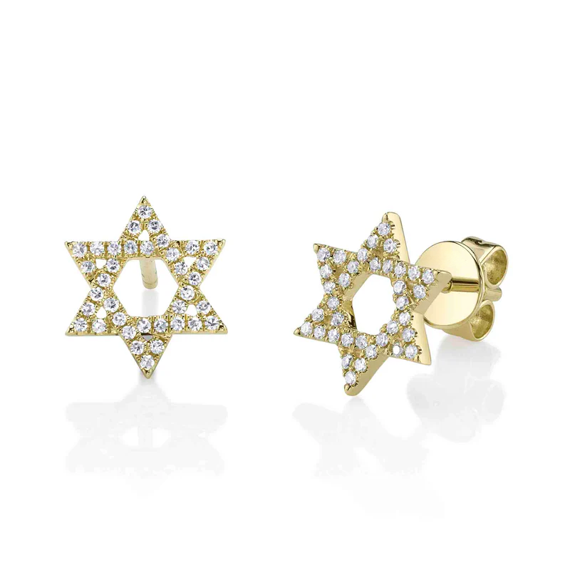 Star of David Studs