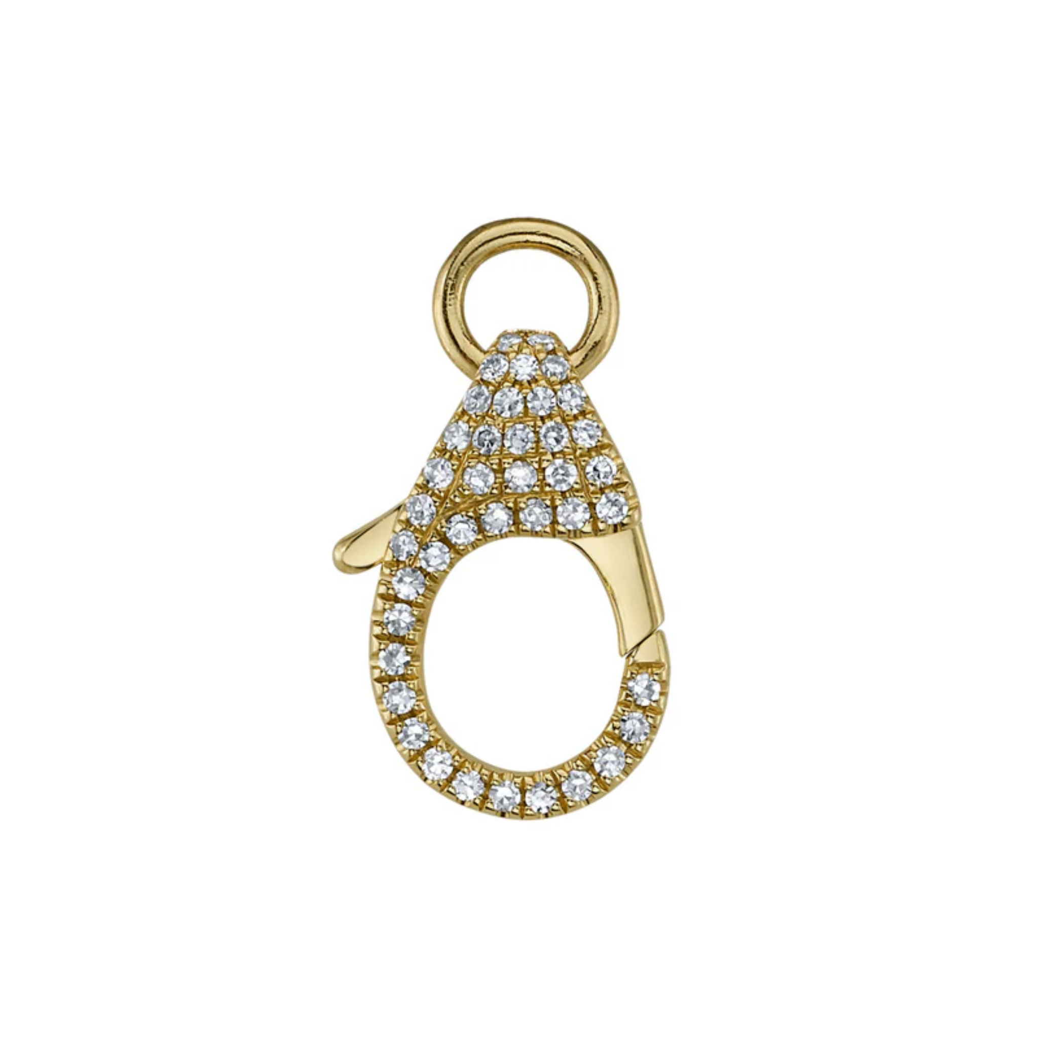 Diamond Pave Lobster Lock
