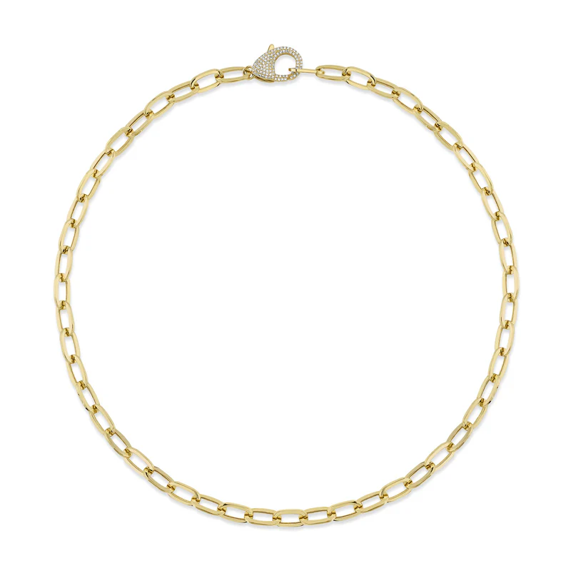 Statement Paperclip Necklace