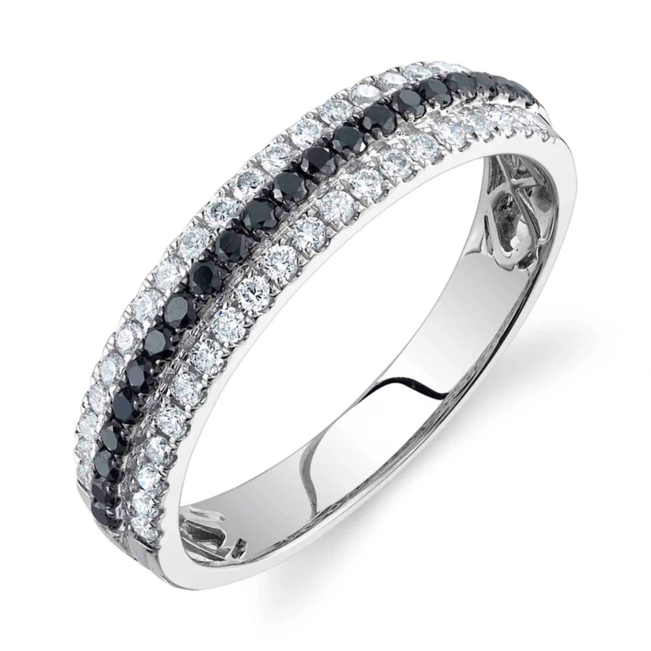 Black & White Diamond Band