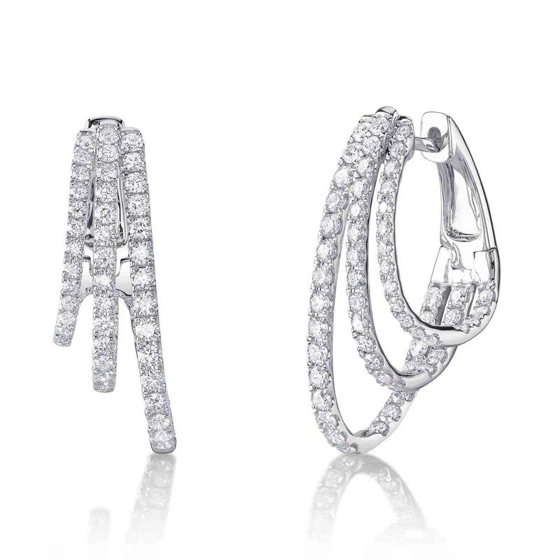 Large Oval Hoops