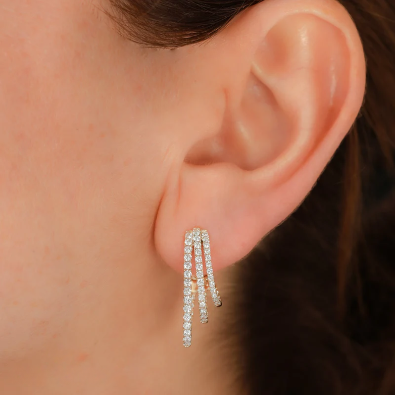Large Oval Hoops