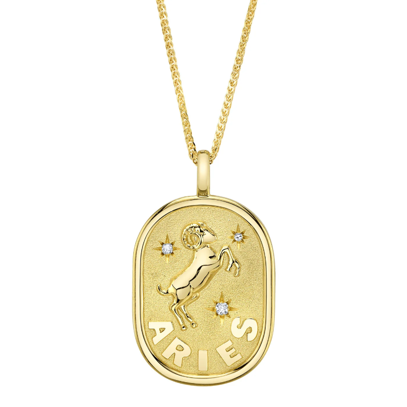Aries × Aresnal ネックレス　アリエス　アーセナルネックレス Aries Necklace | Solid 14K Gold Jewelry | Nancy's Jewelry