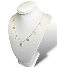 Load image into Gallery viewer, 14KT Multi-Charm Dangle Necklace
