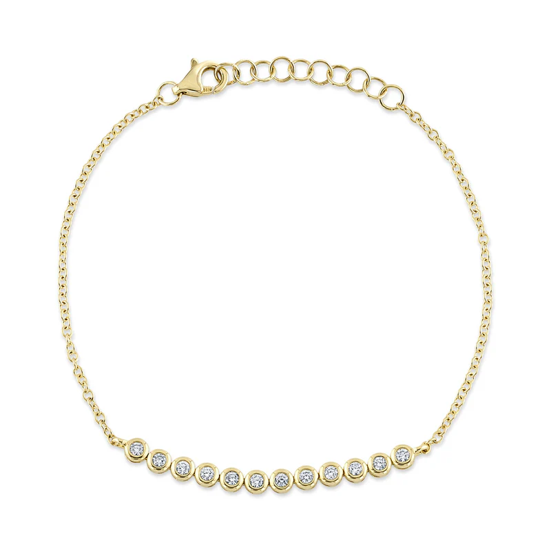 Bezel Chain Bracelet