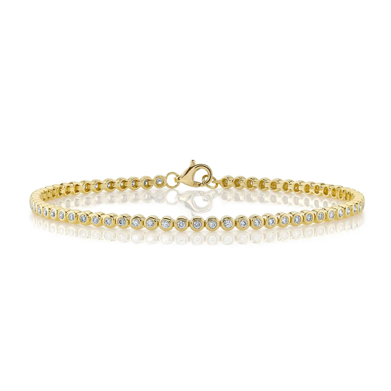 Bezel Tennis Bracelet