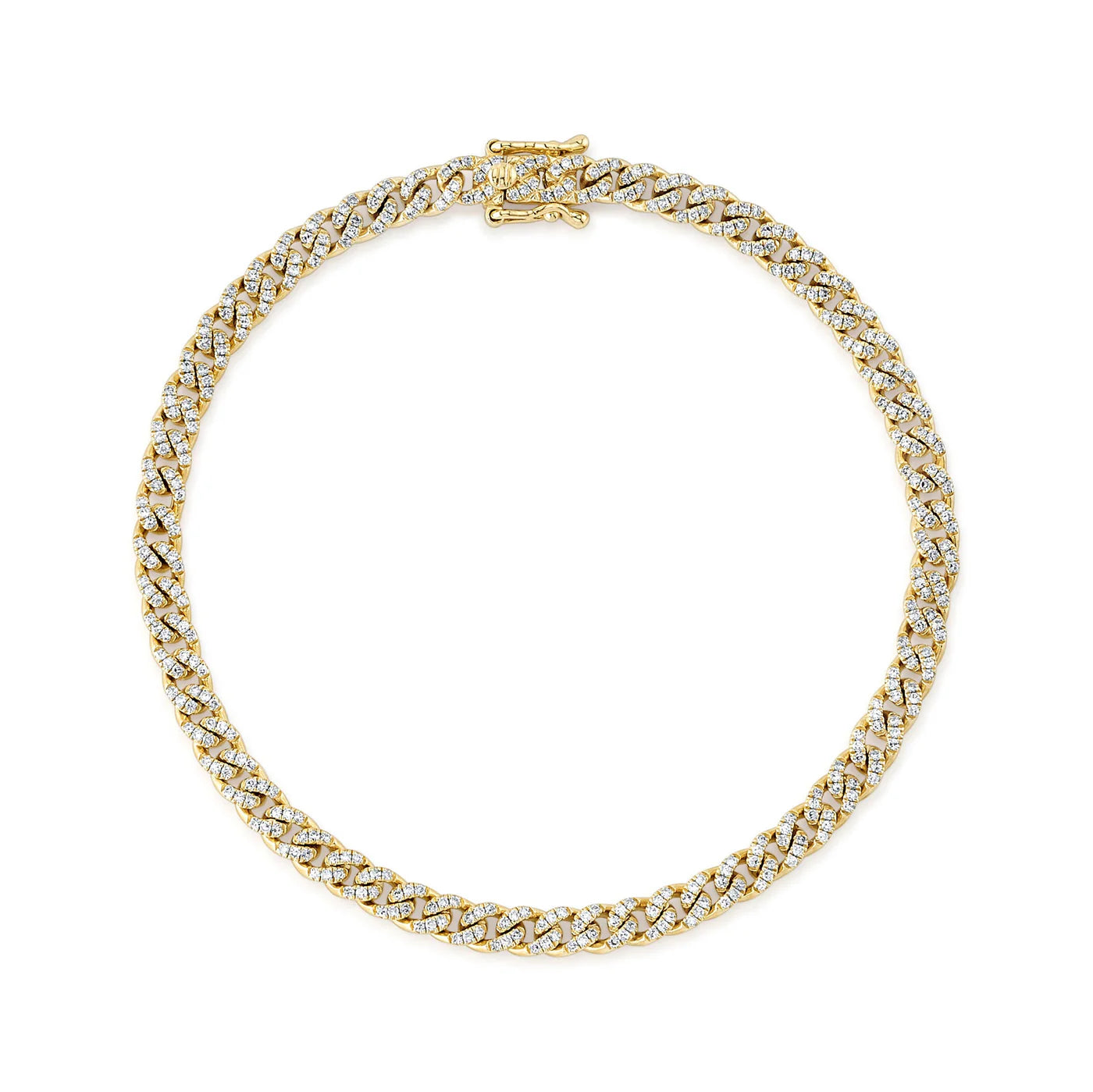 0.84CT Diamond Link Bracelet