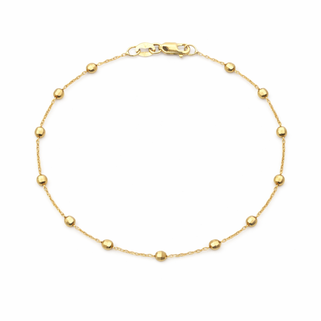 Diamond Cut Ball Bracelet