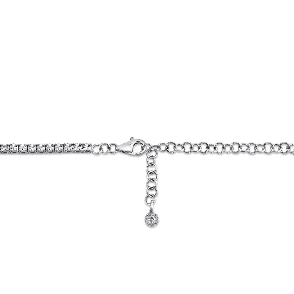 4.39CT Diamond Tennis Necklace | Necklaces in 14K Gold = Nancy's Jewelry