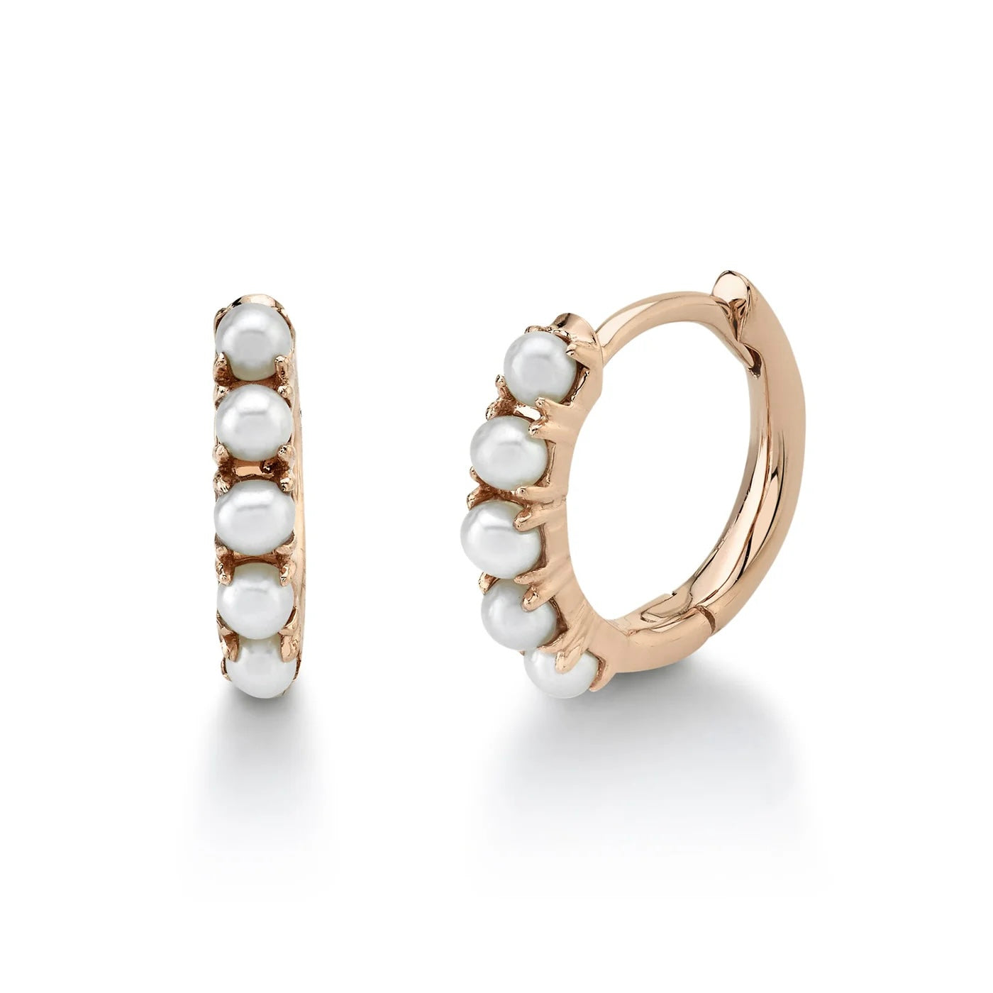 Cultured Pearl Huggie Earring