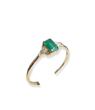 Load image into Gallery viewer, 14KT Yellow Gold Emerald Cut Diamond Ring

