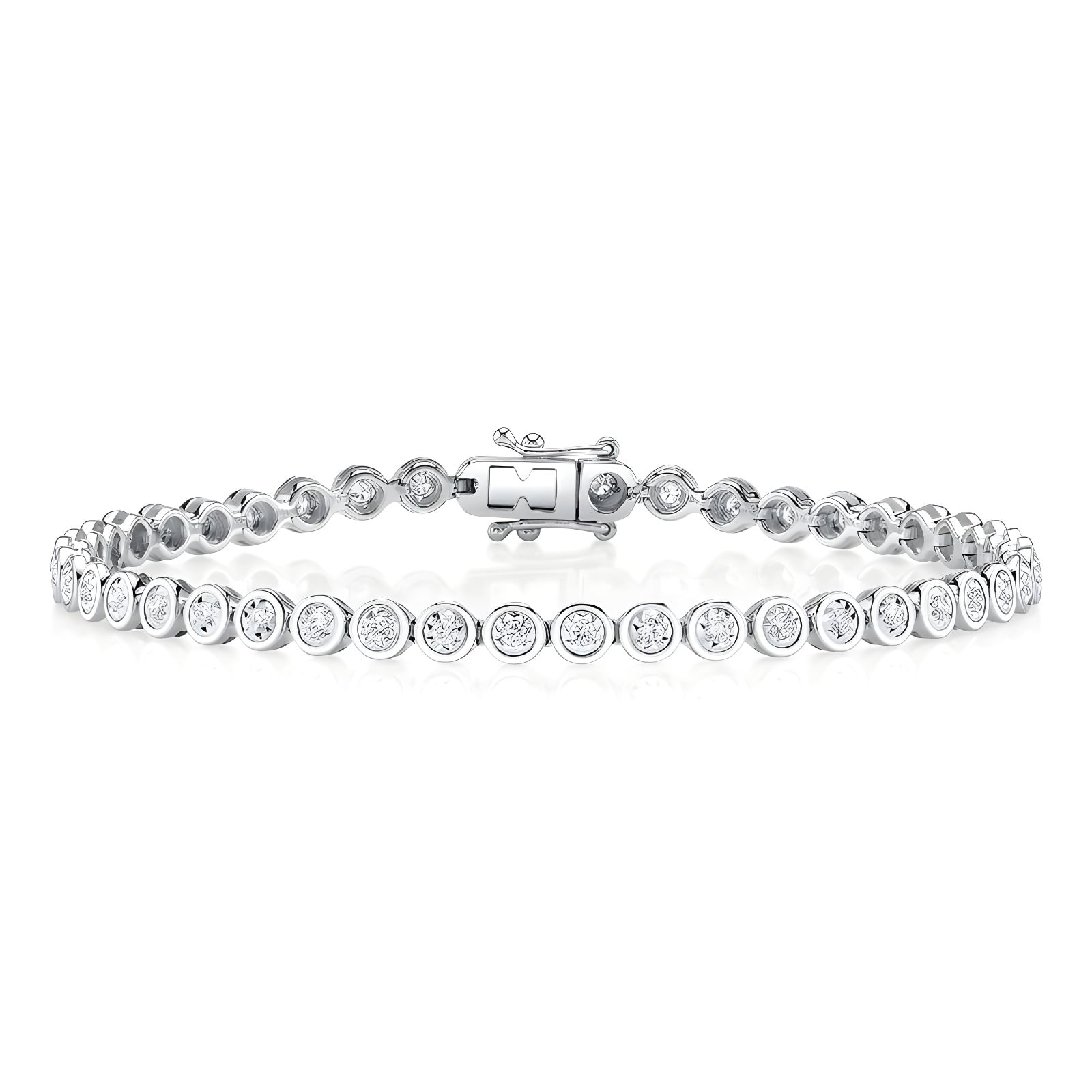 Stella Diamond Bezel Tennis Bracelet
