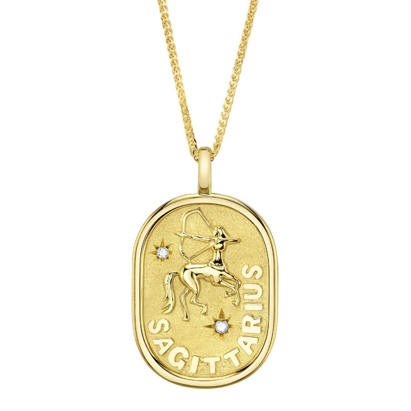 Sagittarius Necklace | Solid 14K Gold Jewelry | Nancy's Jewelry