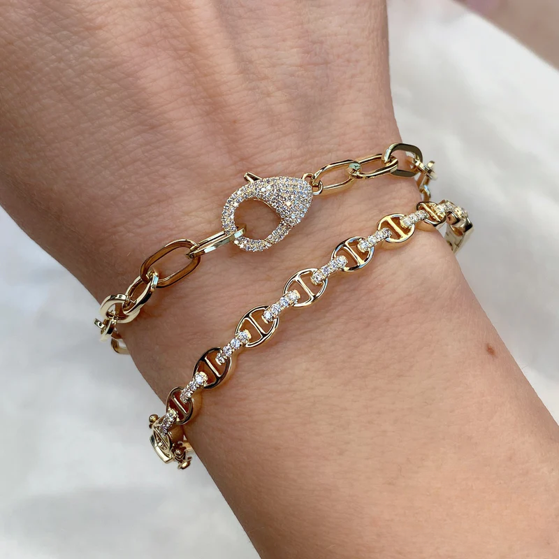 Statement Paperclip Bracelet